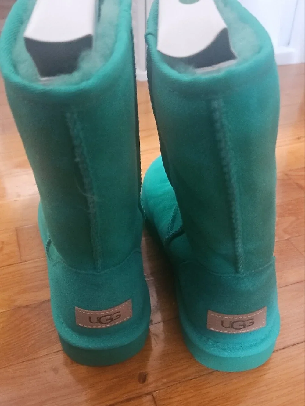 UGG Women's Short Boot in Teal Green